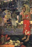 Maria visits, Paul Gauguin